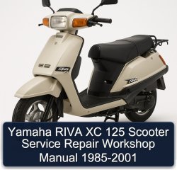 1985-2001 Baotian Yamaha Riva XC 125 Scooter Service Repair Workshop Manual PDF