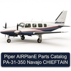 Piper Airplane Pa-31-350 Navajo Chieftain Parts Catalog PDF