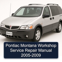 2005-2009 Pontiac Montana Service Repair Workshop Manual PDF