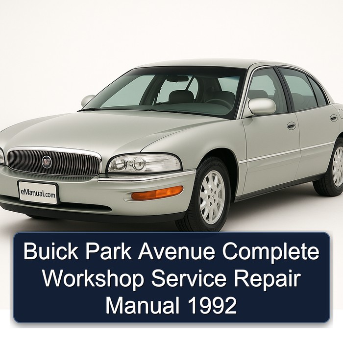 1992 Buick Park Avenue Service Repair Workshop Manual PDF