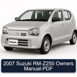 2007 Suzuki RM-Z250 Owners Manual-PDF 