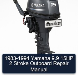 1983-1994 Yamaha 9.9 15HP 2 Stroke Outboard Service Repair Workshop Manual PDF