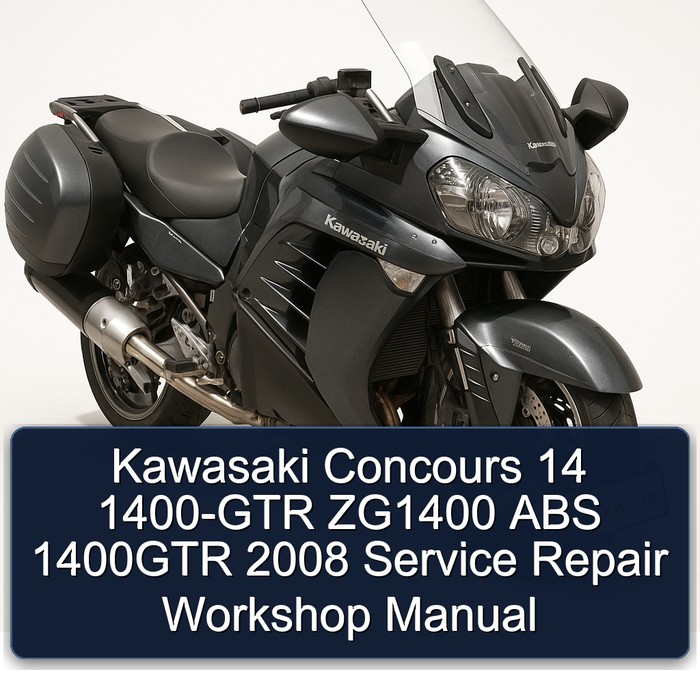 2008 Yamaha GTR Kawasaki Concours 14 1400- ZG1400 ABS 1400GTR Service Repair Workshop Manual PDF