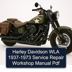 1973 Harley Davidson WLA 1937 Service Repair Workshop Manual PDF