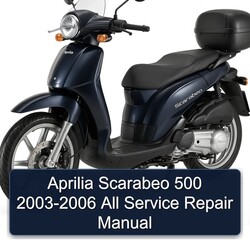 2003-2006 Aprilia Scarabeo 500 - All Service Repair Workshop Manual PDF