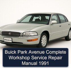 1991 Buick Park Avenue Service Repair Workshop Manual PDF