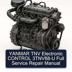 Yanmar 4 TNV Series Electronic Control 3tnv88-u Service Repair Workshop Manual PDF