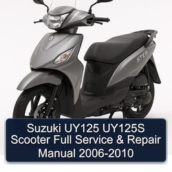 2006-2010 Baotian Suzuki UY125 UY125S Scooter Service Repair Workshop Manual PDF