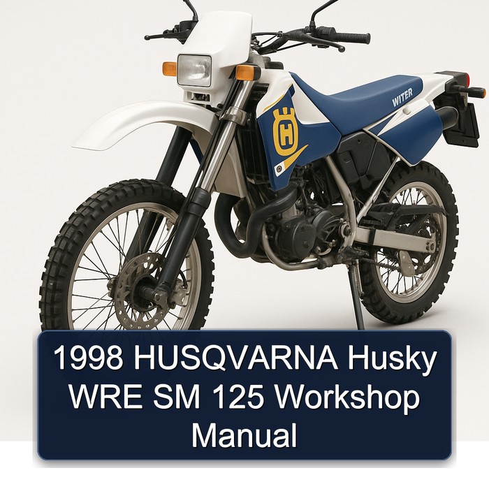 1998 Husqvarna WRE Models Husky SM 125 Service Repair Workshop Manual PDF