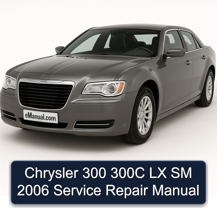 2006 Chrysler LX 300 300C SM Service Repair Workshop Manual PDF