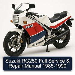1985-1990 Suzuki RG Series RG250 Service Repair Workshop Manual PDF