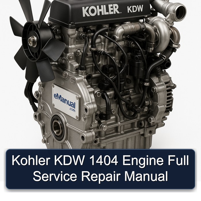 Kohler KDW Models 1404 Engine Service Repair Workshop Manual PDF