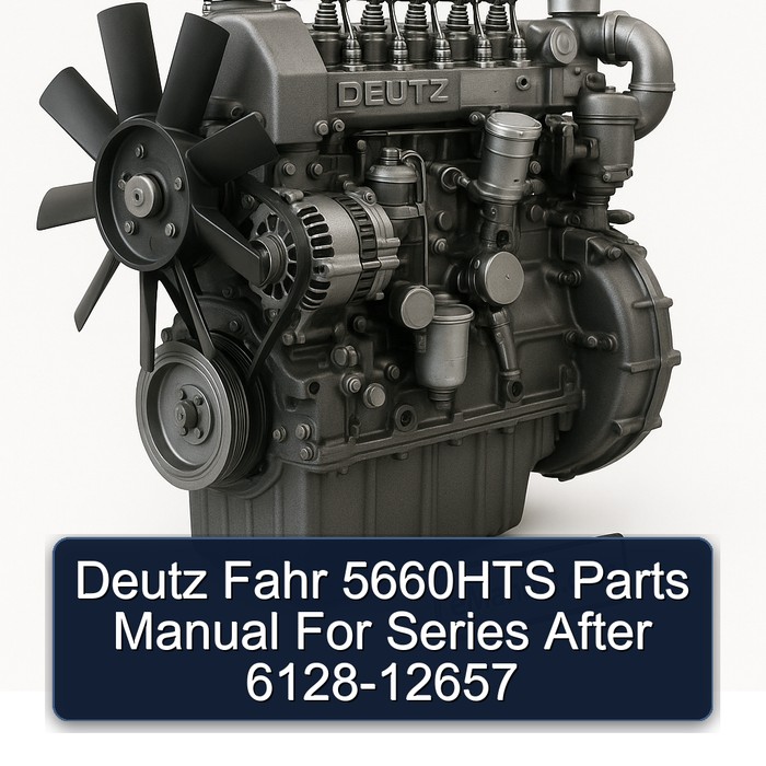 Deutz Series Manuals Fahr 5660HTS Parts After 6128-12657 Catalog PDF