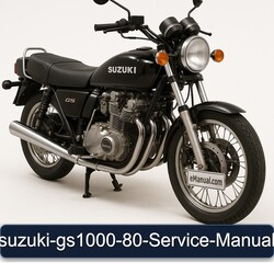 Suzuki GS Series Gs1000-80 Service Repair Workshop Manual PDF
