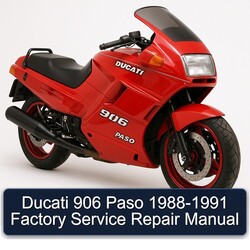1988-1991 Ducati 906 Paso Service Repair Workshop Manual PDF