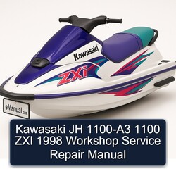 1998 Kawasaki JH 1100-A3 1100 ZXI Service Repair Workshop Manual PDF