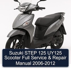 2006-2012 Baotian Suzuki Step 125 UY125 Scooter Service Repair Workshop Manual PDF