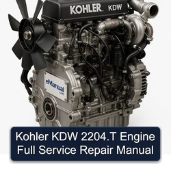Kohler KDW Models 2204.t Engine Service Repair Workshop Manual PDF