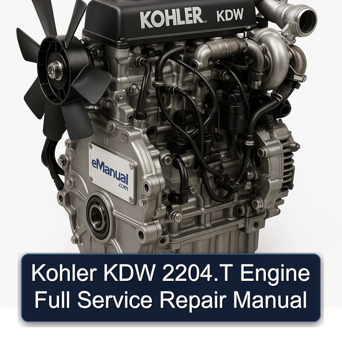Kohler KDW Models 2204.t Engine Service Repair Workshop Manual PDF
