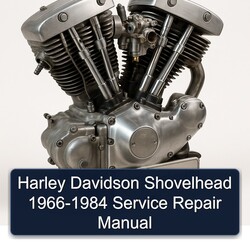 1966-1984 Harley Davidson Shovelhead Service Repair Workshop Manual PDF