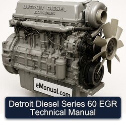 Detroit Diesel 60 Series EGR Technical Service Repair Workshop Manual PDF