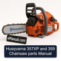 Husqvarna 357XP 359 Chainsaw Parts Catalog PDF