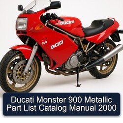 2000 Ducati 900 Monster Metallic Catalog Parts PDF