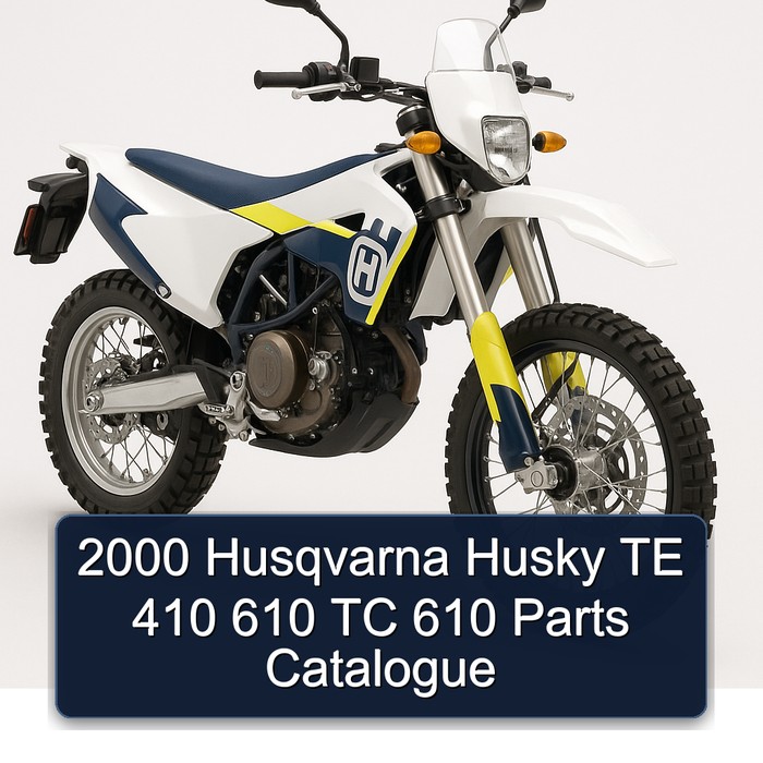 2000 Husqvarna TC Models Husky TE 410 610 Parts Catalog PDF