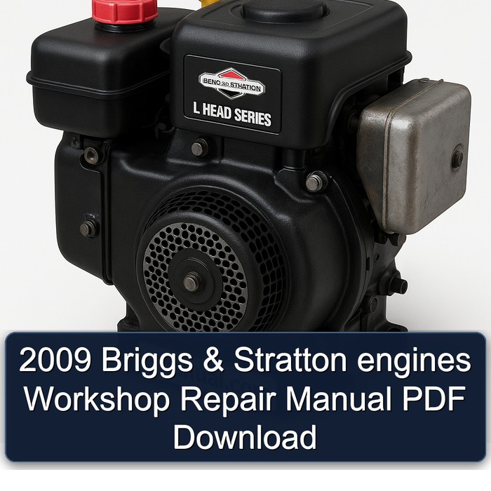 2009 Briggs And Stratton L Head Series Engines Service Repair Workshop Manual PDF