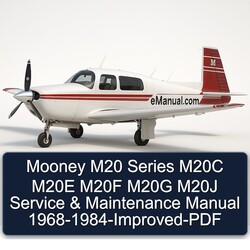 1968-1984 Mooney M20 Series M20C M20E M20F M20G M20J - -improved Service Repair Workshop Manual PDF