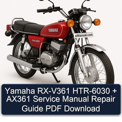 Yamaha RX Models RX-V361 HTR-6030 AX361 Service Repair Workshop Manual PDF