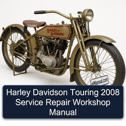 2008 Harley Davidson Touring Service Repair Workshop Manual PDF