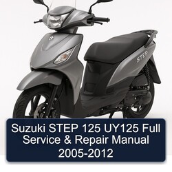 2005-2012 Suzuki UY Step Models 125 UY125 Service Repair Workshop Manual PDF