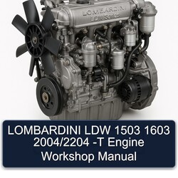 2004 Lombardini LDW Series 1503 1603 /2204 -t Engine Service Repair Workshop Manual PDF