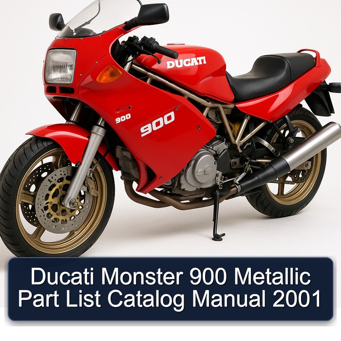 2001 Ducati 900 Monster Metallic Catalog Parts PDF