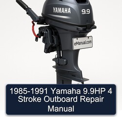 1985-1991 Yamaha 9.9hp 4 Stroke Outboard Service Repair Workshop Manual PDF