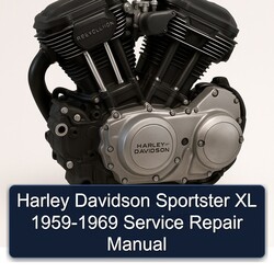 1959-1969 Harley Davidson Sportster XL Service Repair Workshop Manual PDF