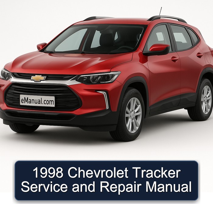 1998 Chevrolet Tracker Service Repair Workshop Manual PDF