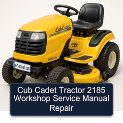 Cub Cadet Tractor 2185 Service Repair Workshop Manual PDF