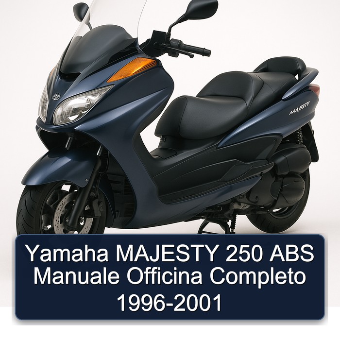 1996-2001 Yamaha Majesty 250 ABS Manuale Officina Completo Service Repair Workshop Manual PDF