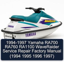 1994-1997 Yamaha RA700 RA760 RA1100 Waveraider Service Repair Workshop Manual PDF