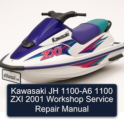 2001 Kawasaki JH 1100-A6 1100 ZXI Service Repair Workshop Manual PDF