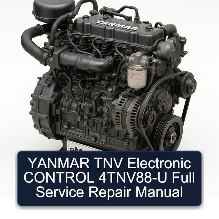 Yanmar 4 TNV Series Electronic Control 4tnv88-u Service Repair Workshop Manual PDF