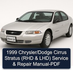 1999 Chrysler Cirrus /dodge Stratus (rhd Lhd) Service Repair Workshop Manual PDF