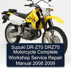 2008-2009 Suzuki DR Series DR-Z70 DRZ70 Motorcycle Service Repair Workshop Manual PDF
