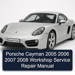 2005-2008 Porsche Cayman Service Repair Workshop Manual PDF