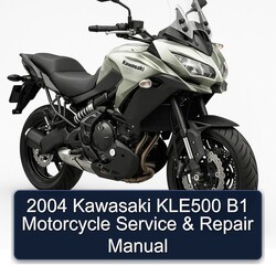 2004 Kawasaki KLE500 B1 Motorcycle Service Repair Workshop Manual PDF