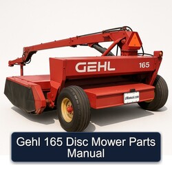 Gehl 165 Disc Mower Parts Catalog PDF