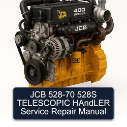 JCB 528-70 528S Telescopic Handler Service Repair Workshop Manual PDF