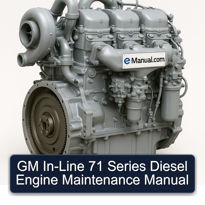 GM 71 Series Line Diesel Engine Service Repair Workshop Manual PDF